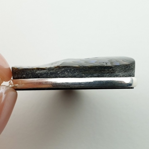 Paua abalone pendant 38x26 mm no 243