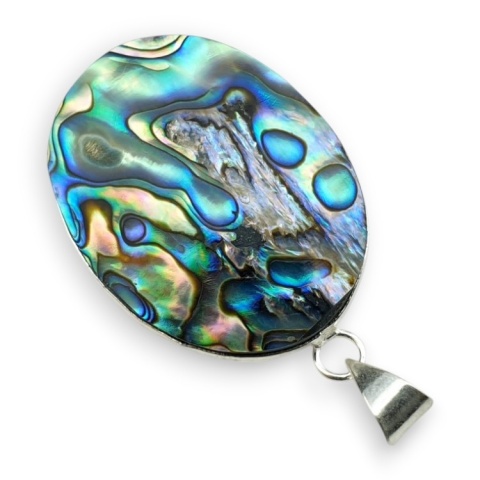 Paua abalone pendant 38x29 mm no 231