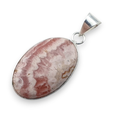 Rhodochrosite pendant 30x20 mm no 34