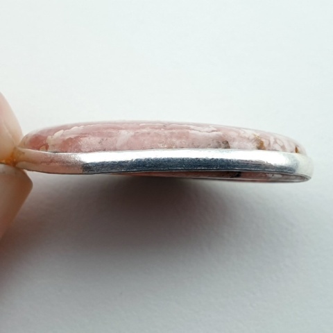 Rhodochrosite pendant 30x20 mm no 34