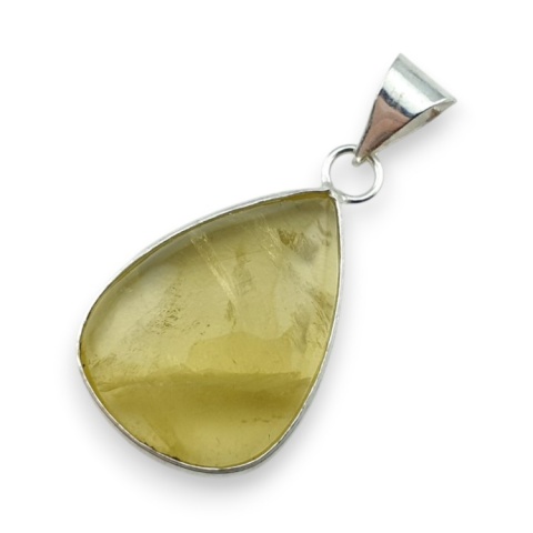 Lemon quartz pendant 27x20 mm no 41