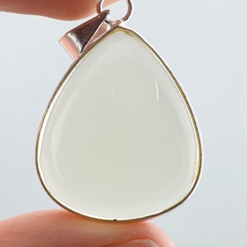 Kwarc cytrynowy zawieszka 28x25 mm nr 22