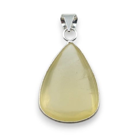 Lemon quartz pendant 29x13 mm no 21