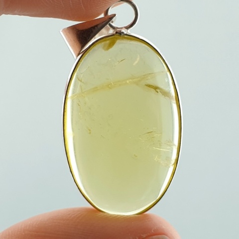 Kwarc cytrynowy zawieszka 30x20 mm nr 26