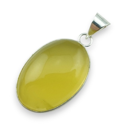 Lemon quartz pendant 31x22 mm no 43
