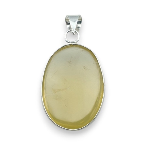 Kwarc cytrynowy zawieszka 31x23 mm nr 28