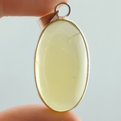 Lemon quartz pendant 32x19 mm no 32