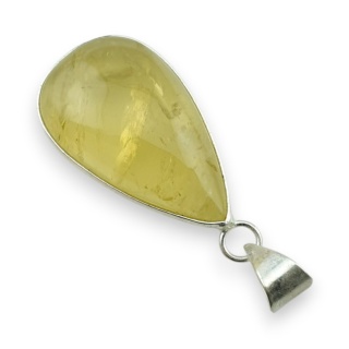 Kwarc cytrynowy zawieszka 32x19 mm nr 49
