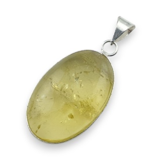 Kwarc cytrynowy zawieszka 33x22 mm nr 25