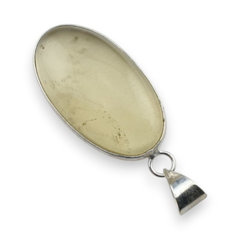 Lemon quartz pendant 34x20 mm no 27