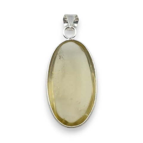Lemon quartz pendant 34x20 mm no 27