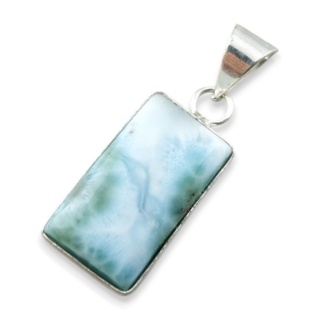 Larimar pendant 24x14 mm no 307