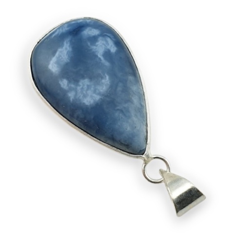 Opal niebieski zawieszka 33x21 mm nr 158