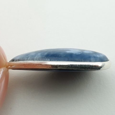 Opal niebieski zawieszka 33x21 mm nr 158