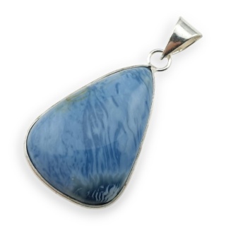 Blue opal pendant 33x23 mm no 151