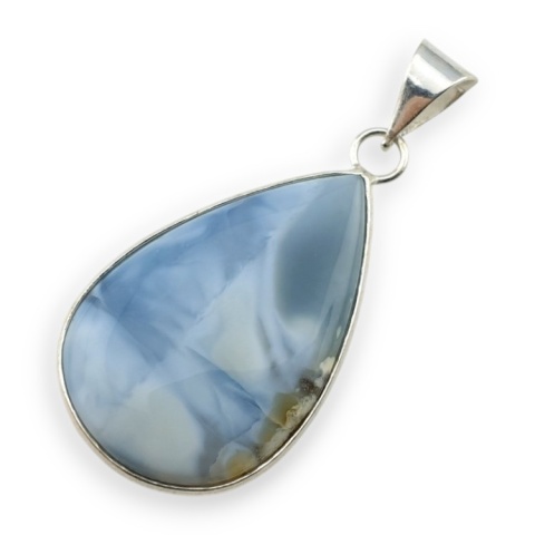 Blue opal pendant 35x23 mm no 143