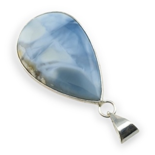 Opal niebieski zawieszka 35x23 mm nr 143