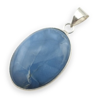 Opal niebieski zawieszka 35x24 mm nr 152