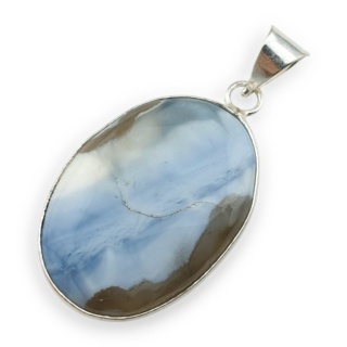 Opal niebieski zawieszka 35x25 mm nr 147