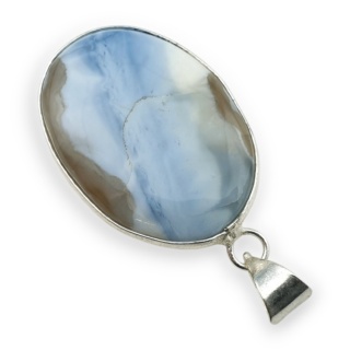 Opal niebieski zawieszka 35x25 mm nr 147