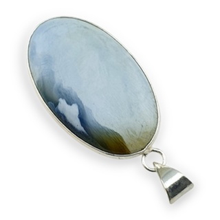 Opal niebieski zawieszka 39x24 mm nr 145