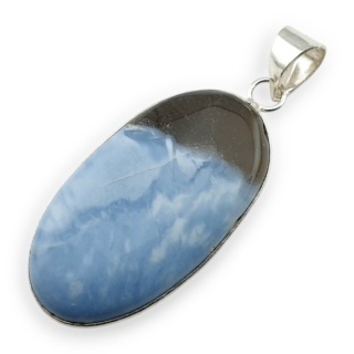 Blue opal pendant 40x22 mm no 150