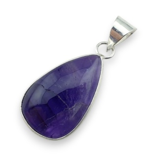 Amethyst pendant 28x17 mm no 171