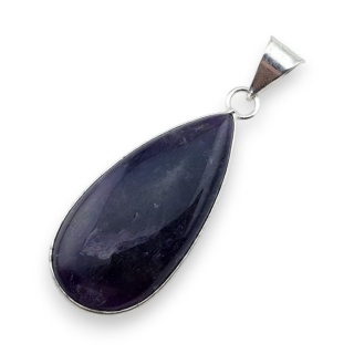 Amethyst pendant 38x19 mm no 188