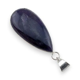 Amethyst pendant 38x19 mm no 188