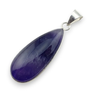 Amethyst pendant 40x18 mm no 169