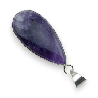 Amethyst pendant 40x19 mm no 166