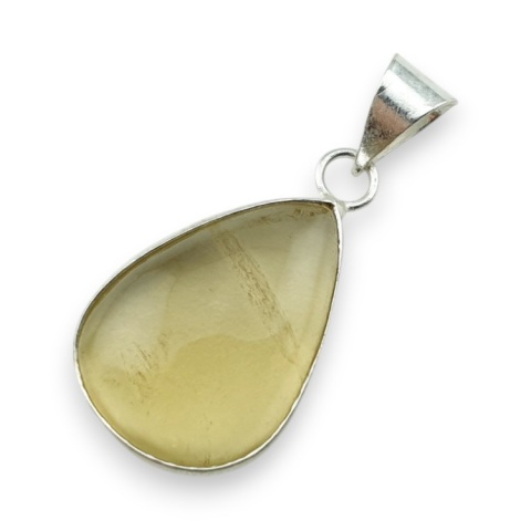 Lemon quartz pendant 26x19 mm no 58