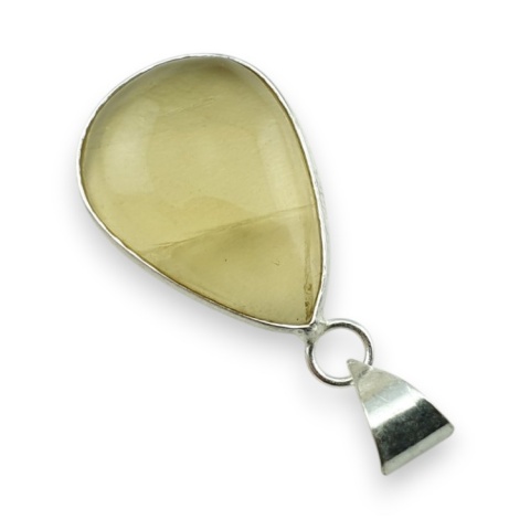 Lemon quartz pendant 26x19 mm no 58