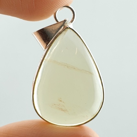 Lemon quartz pendant 26x19 mm no 58