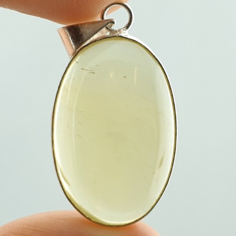 Kwarc cytrynowy zawieszka 29x20 mm nr 50