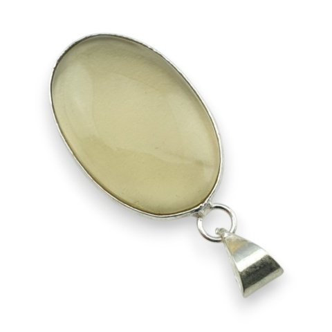 Lemon quartz pendant 31x20 mm no 61