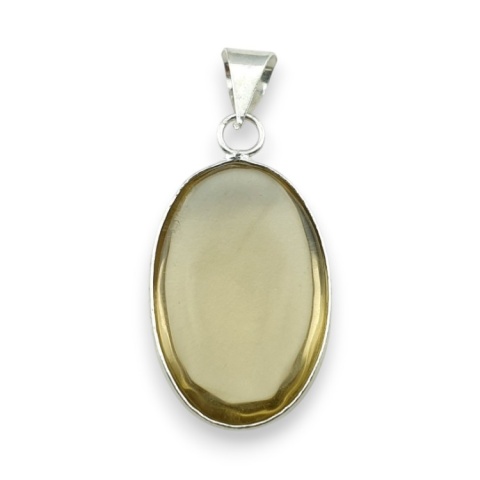 Lemon quartz pendant 31x20 mm no 61