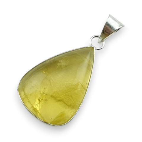 Lemon quartz pendant 31x22 mm no 57