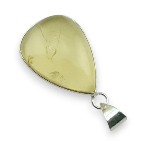 Lemon quartz pendant 31x22 mm no 65