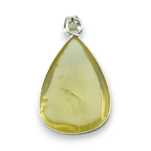 Lemon quartz pendant 31x22 mm no 65