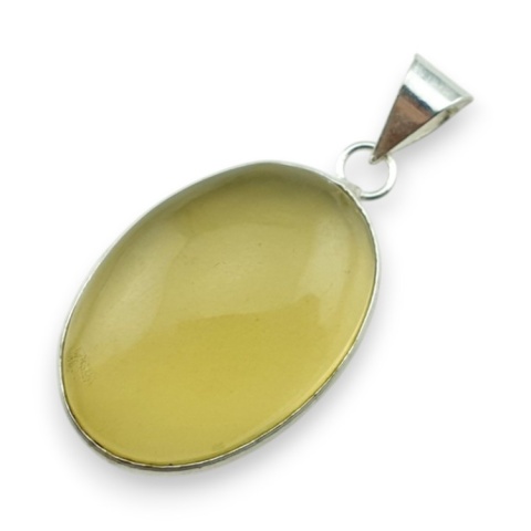 Lemon quartz pendant 31x22 mm no 69