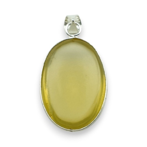 Lemon quartz pendant 31x22 mm no 69