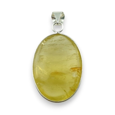 Kwarc cytrynowy zawieszka 32x23 mm nr 52