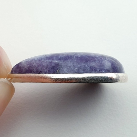 Lepidolit zawieszka 28x21 mm nr 12