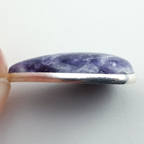 Lepidolit zawieszka 30x18 mm nr 10