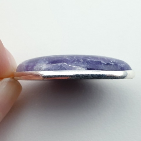 Lepidolite pendant 32x22 mm no 15