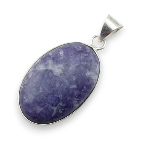 Lepidolite pendant 33x22 mm no 19