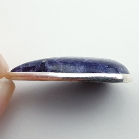 Lepidolit zawieszka 33x22 mm nr 22