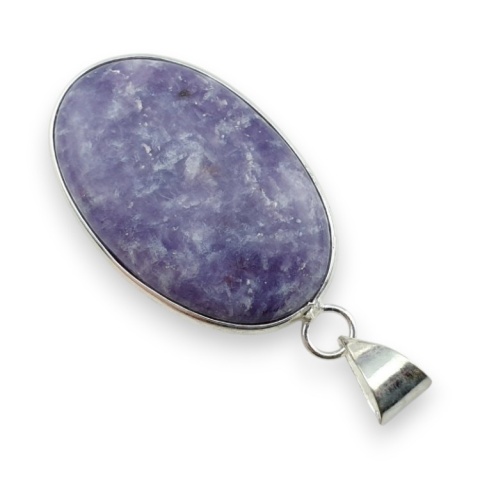 Lepidolite pendant 33x22 mm no 46
