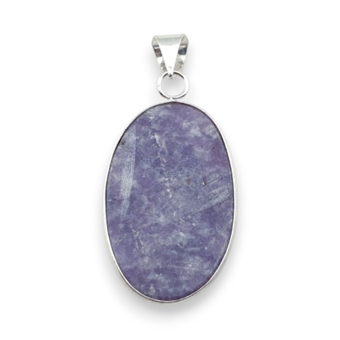 Lepidolite pendant 33x22 mm no 46